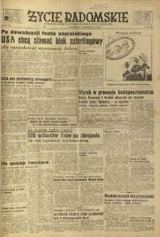 Życie Radomskie, 1949, nr 265