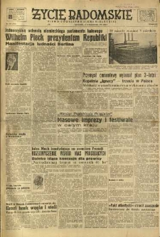 Życie Radomskie, 1949, nr 282