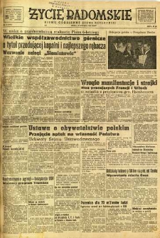 Życie Radomskie, 1951, nr 10