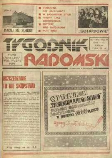 Tygodnik Radomski, 1986, R. 5, nr 1