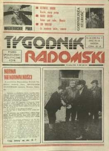 Tygodnik Radomski, 1986, R. 5, nr 46