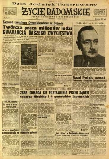 Życie Radomskie, 1950, nr 36