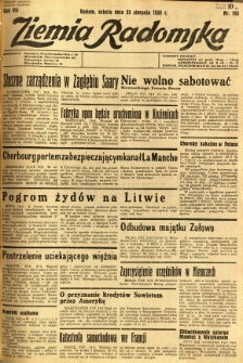 Ziemia Radomska, 1934, R. 7, nr 193