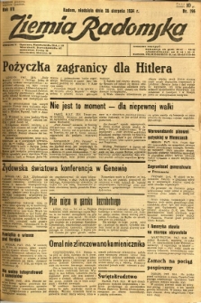 Ziemia Radomska, 1934, R. 7, nr 194