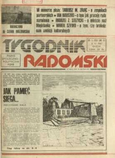 Tygodnik Radomski, 1987, R. 6, nr 5
