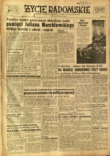 Życie Radomskie, 1950, nr 84