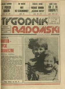 Tygodnik Radomski, 1987, R. 6, nr 22
