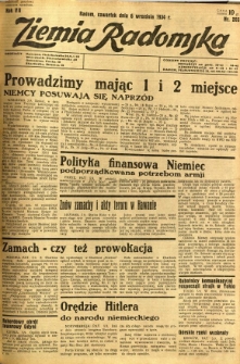 Ziemia Radomska, 1934, R. 7, nr 203