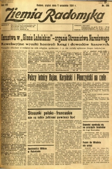 Ziemia Radomska, 1934, R. 7, nr 204