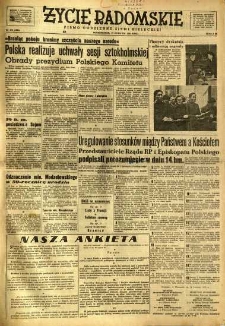 Życie Radomskie, 1950, nr 105