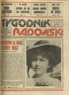Tygodnik Radomski, 1987, R. 6, nr 27