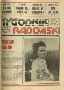 Tygodnik Radomski, 1987, R. 6, nr 30