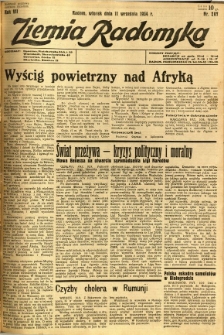 Ziemia Radomska, 1934, R. 7, nr 207