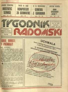 Tygodnik Radomski, 1987, R. 6, nr 47