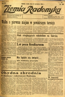 Ziemia Radomska, 1934, R. 7, nr 208