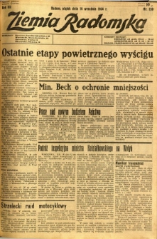 Ziemia Radomska, 1934, R. 7, nr 210