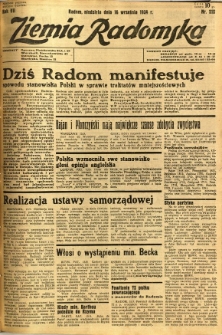 Ziemia Radomska, 1934, R. 7, nr 212