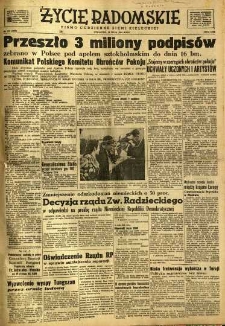 Życie Radomskie, 1950, nr 136