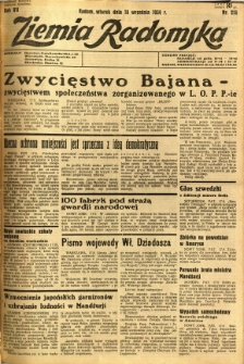 Ziemia Radomska, 1934, R. 7, nr 213