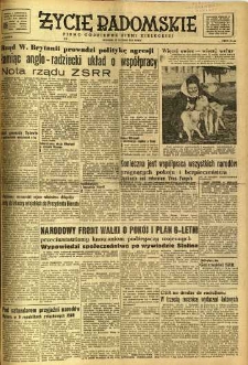 Życie Radomskie, 1951, nr 58