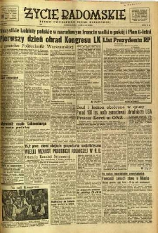 Życie Radomskie, 1951, nr 64