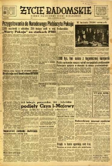 Życie Radomskie, 1951, nr 106