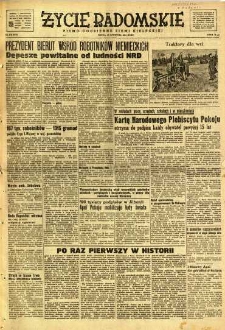 Życie Radomskie, 1951, nr 113