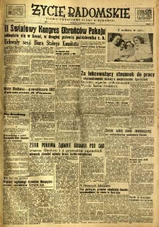 Życie Radomskie, 1950, nr 151