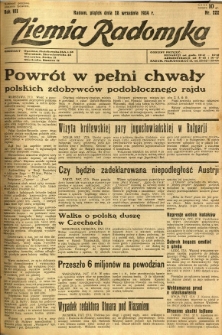 Ziemia Radomska, 1934, R. 7, nr 222