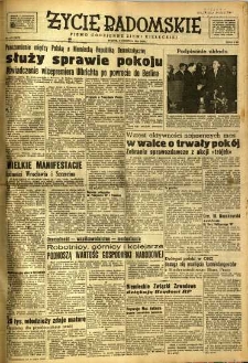 Życie Radomskie, 1950, nr 157