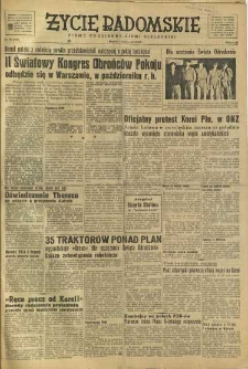 Życie Radomskie, 1950, nr 185