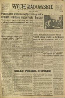 Życie Radomskie, 1950, nr 186