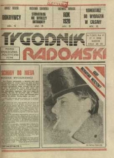 Tygodnik Radomski, 1988, R. 7, nr 7