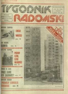Tygodnik Radomski, 1988, R. 7, nr 29