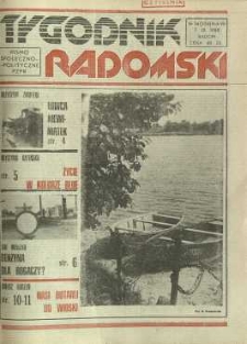 Tygodnik Radomski, 1988, R. 7, nr 36