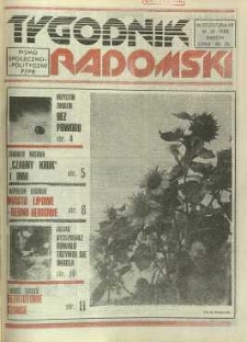 Tygodnik Radomski, 1988, R. 7, nr 37
