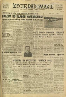 Życie Radomskie, 1950, nr 192