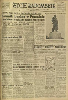 Życie Radomskie, 1950, nr 203
