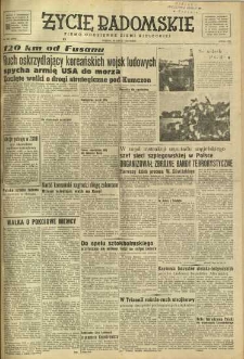 Życie Radomskie, 1950, nr 205
