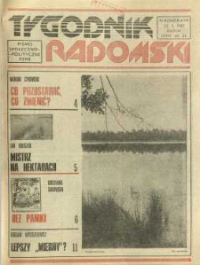 Tygodnik Radomski, 1989, R. 8, nr 8