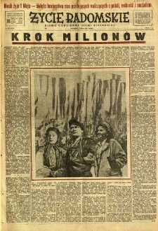 Życie Radomskie, 1951, nr 119
