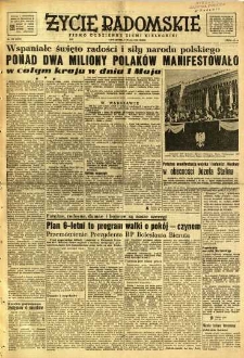 Życie Radomskie, 1951, nr 121