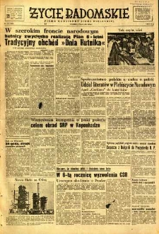 Życie Radomskie, 1951, nr 126