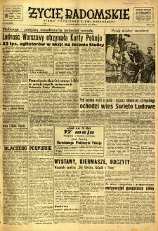 Życie Radomskie, 1951, nr 132