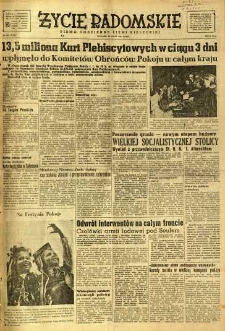 Życie Radomskie, 1951, nr 140