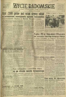 Życie Radomskie, 1950, nr 223