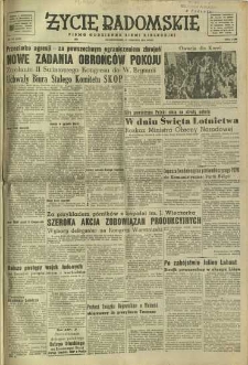 Życie Radomskie, 1950, nr 229