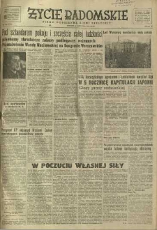 Życie Radomskie, 1950, nr 244