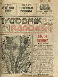 Tygodnik Radomski, 1989, R. 8, nr 41