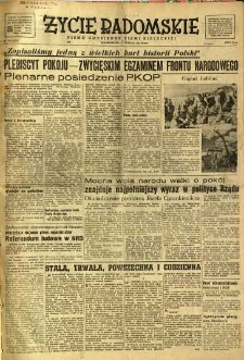 Życie Radomskie, 1951, nr 153